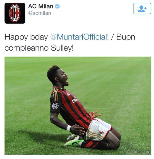 بواتينج وميلان يهنئان نجم الاتحاد بواتينج وميلان يهنئان نجم الاتحاد