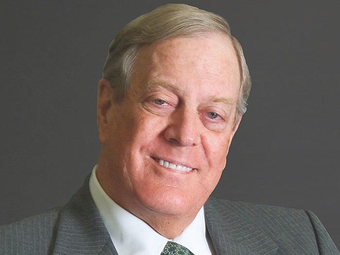 9 - ديفيد كوش (أمريكي) - 60 مليار دولار.