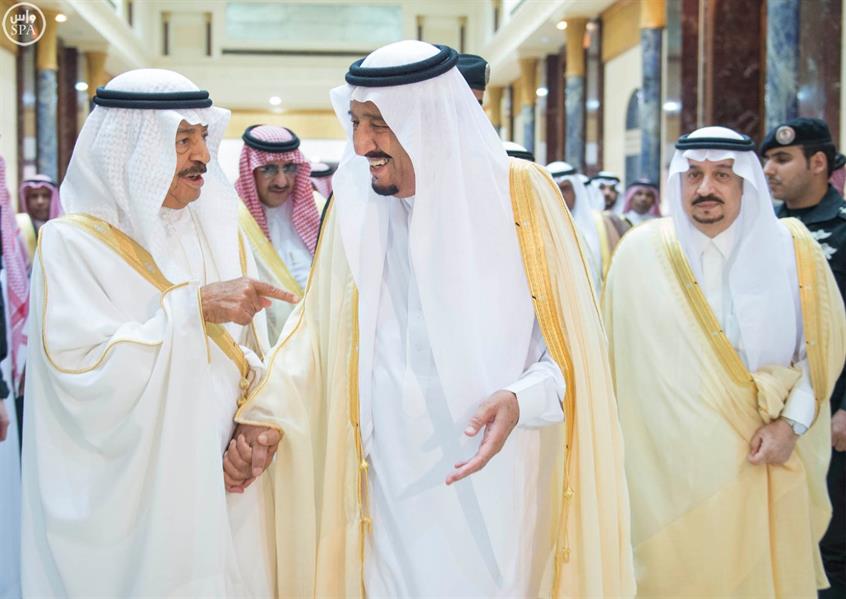  خادم الحرمين الشريفين يستقبل رئيس وزراء مملكة البحرين