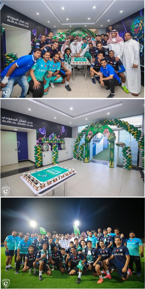  احتفالات الهلال باليوم الوطني الـ89