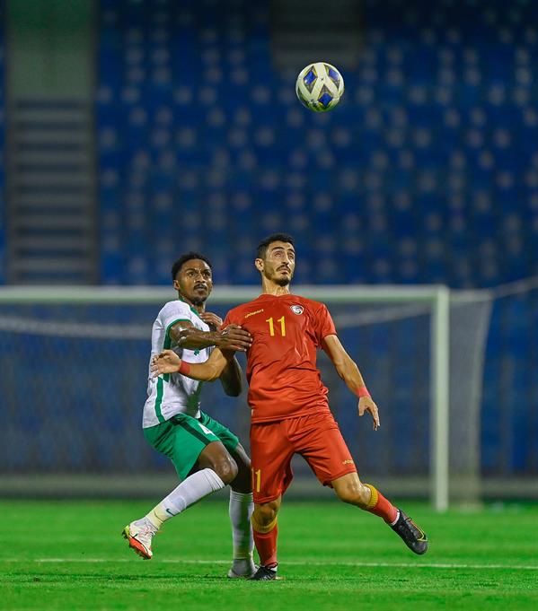 الأخضر الأولمبي يفوز بثنائية أمام نظيره السوري الأخضر الأولمبي يفوز بثنائية أمام نظيره السوري