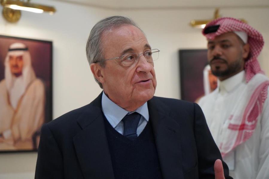 رئيس نادي ريال مدريد الإسباني فلورنتينو بيريز