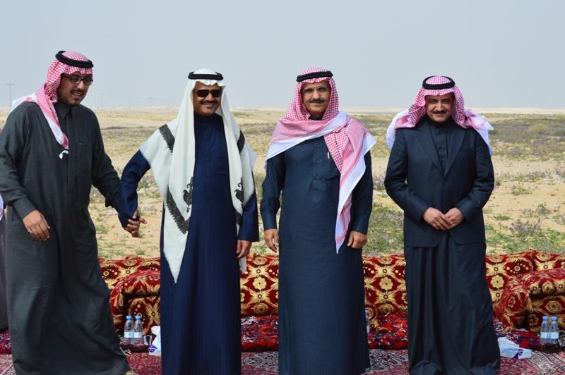 امير الرياض في زيارة للمهندس سعود الدويش