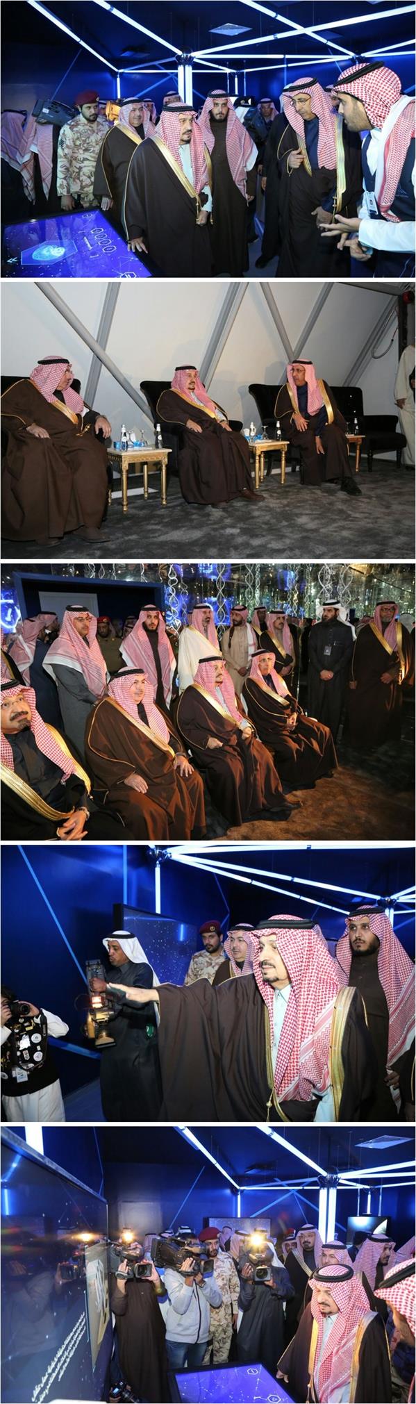 أمير الرياض يفتتح واحة الملك سلمان للعلوم بحي العليا أمير الرياض يفتتح واحة الملك سلمان للعلوم بحي العليا