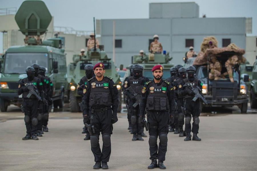 جانب من التمرين