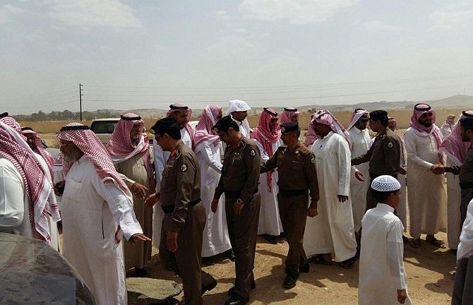 بالصور.. الصلاة على الشهيد الغامدي بمحافظة العقيق
