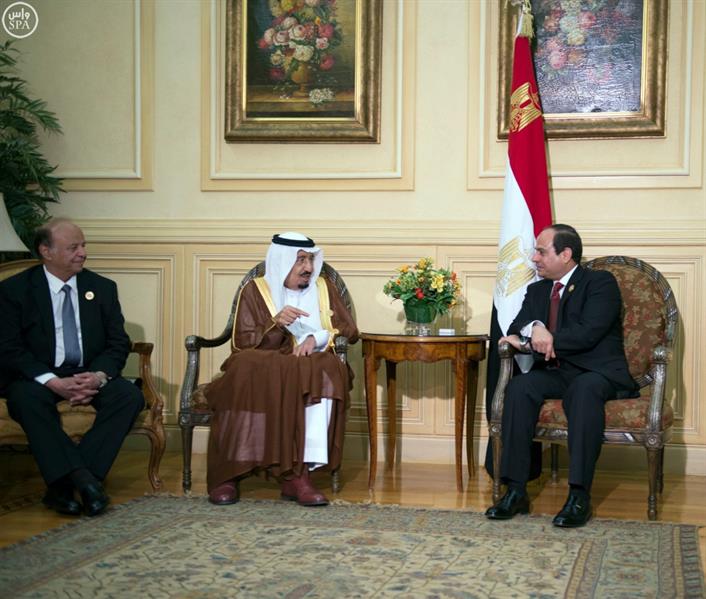 خادم الحرمين يصل شرم الشيخ