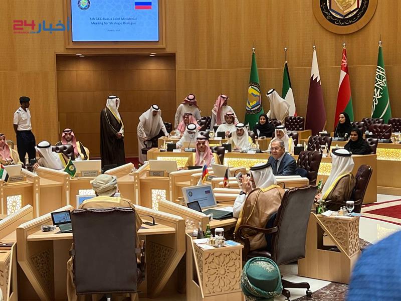 اجتماع وزراء خارجية دول مجلس التعاون الخليجي مع نظيرهم الروسي