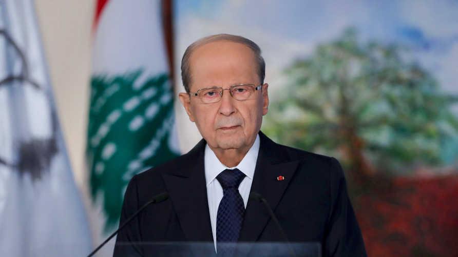  الرئيس اللبناني ميشال عون 