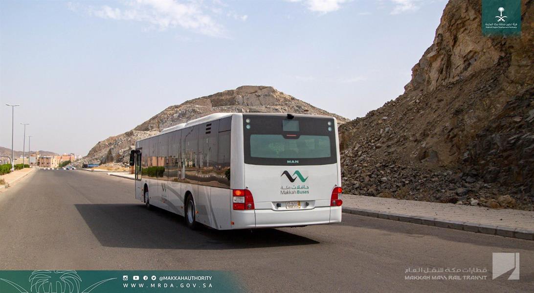 بدء الاختبارات التجريبية التشغيلية لحافلات النقل العام بمكة عبر المسار السابع