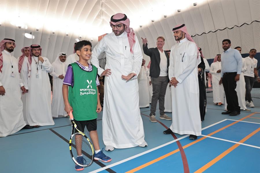 افتتاح القبة الرياضية في الدمام