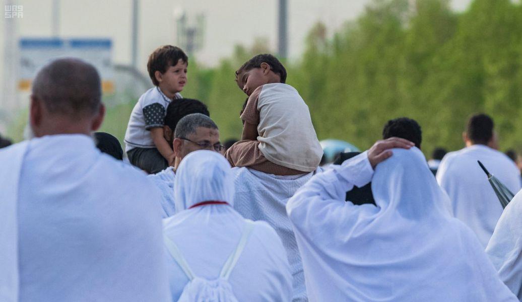 ضيوف الرحمن في مشعر عرفة