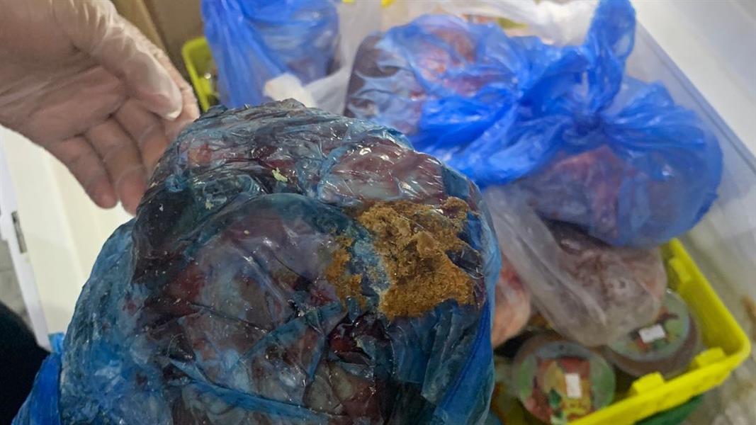  اللحوم الفاسدة بحفر الباطن 