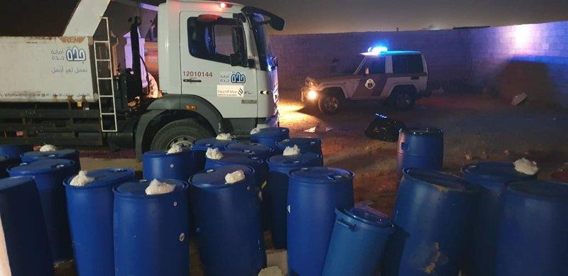 جانب من المداهمة