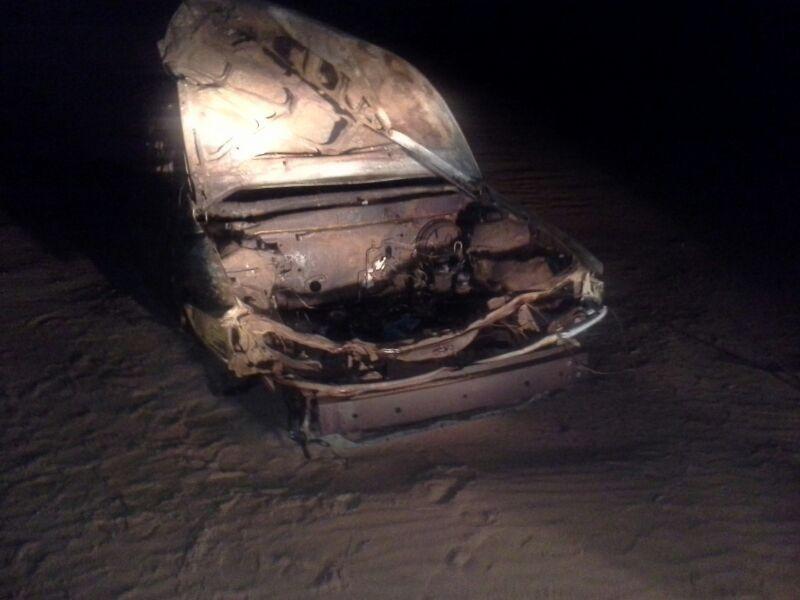 السيارات بعد حرقها