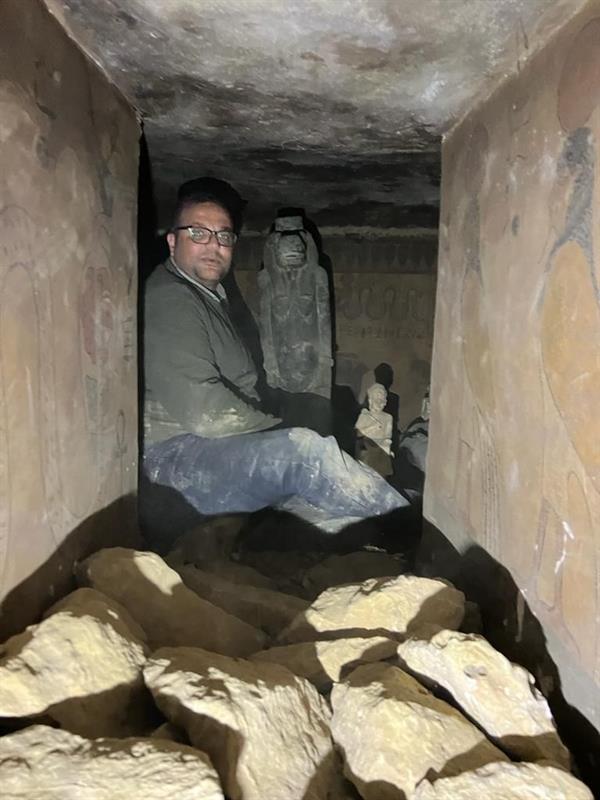 بهدف الاحتيال.. مقبرة فرعونية مزيفة تحت الأرض في مصر  