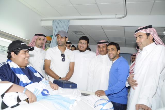 القحطاني والشلهوب يحققان أمنية مريض السمنة