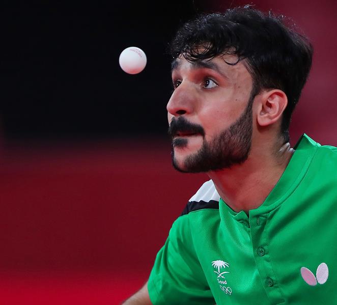 لاعب كرة الطاولة علي الخضراوي يودّع أولمبياد طوكيو لاعب كرة الطاولة علي الخضراوي يودّع أولمبياد طوكيو