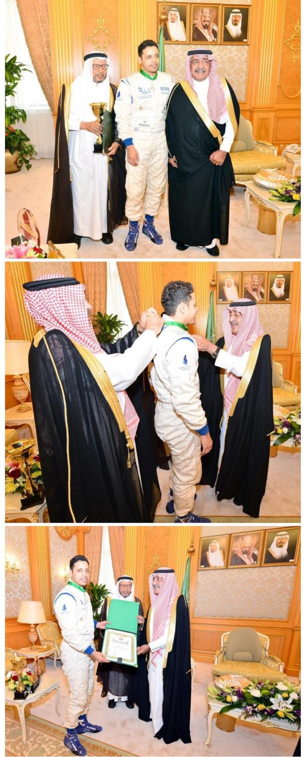 الأمير مقرن يقلد بطل العالم للراليات الصحراوية