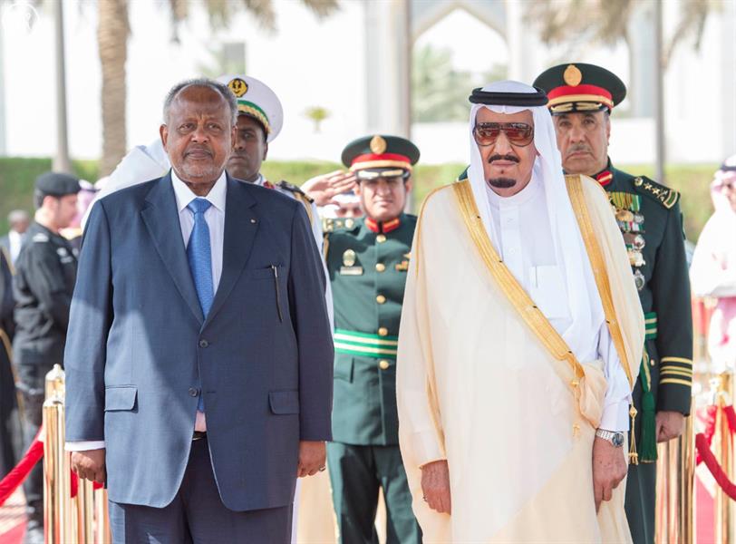 خادم الحرمين الشريفين يعقد جلسات مباحثات مع رئيس جيبوتي