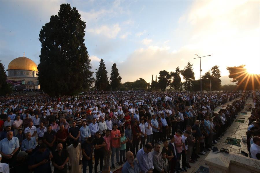 صلاة العيد في المسجد الأقصى صلاة العيد في المسجد الأقصى