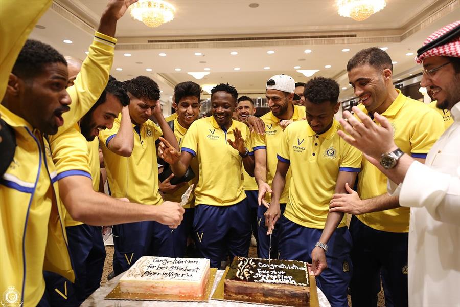 النصر يحتفل بـ«نجومية» موسى و«بكالوريوس» الخيبري النصر يحتفل بـ«نجومية» موسى و«بكالوريوس» الخيبري