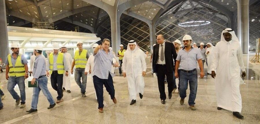 بالصور.. وزير النقل يتفقد أعمال مشروع قطار الحرمين الشريفين