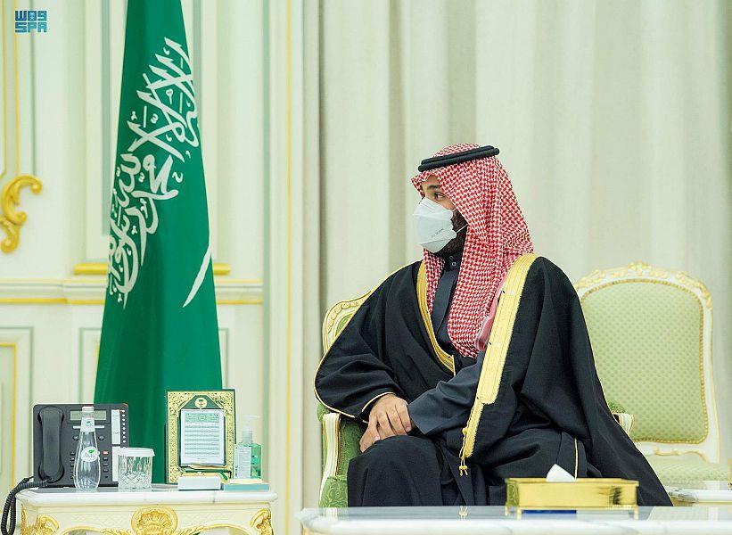 ولي العهد يستقبل رئيس كوريا الجنوبية ويعقدان جلسة مباحثات رسمية