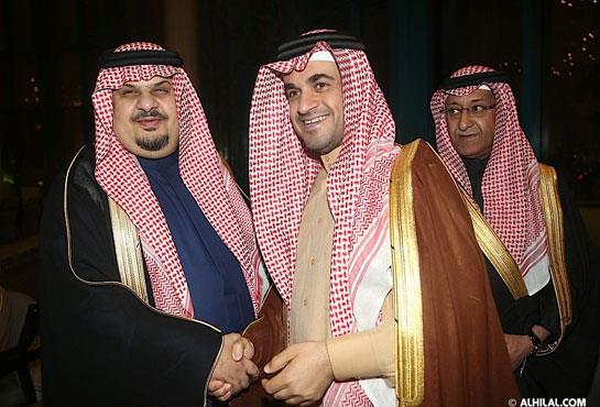 عبدالرحمن بن مساعد يزف كريمته لمحمد بن خالد