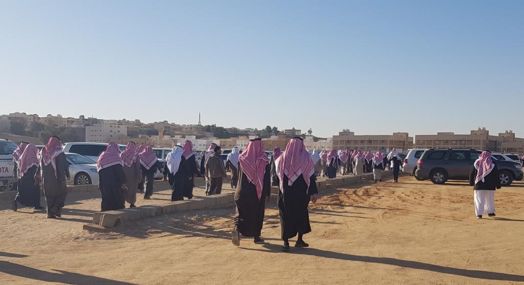 جموع غفيرة تشيّع مُقرِئاً للقرآن هندي الجنسية في بريدة