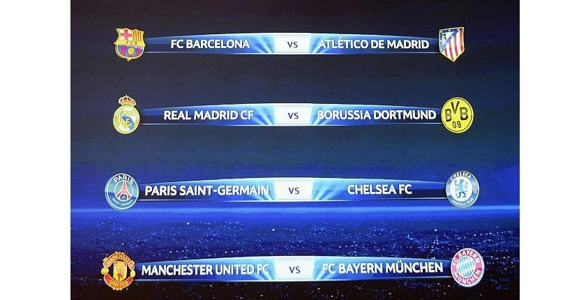 قرعة دور الثمانية لابطال اوروبا