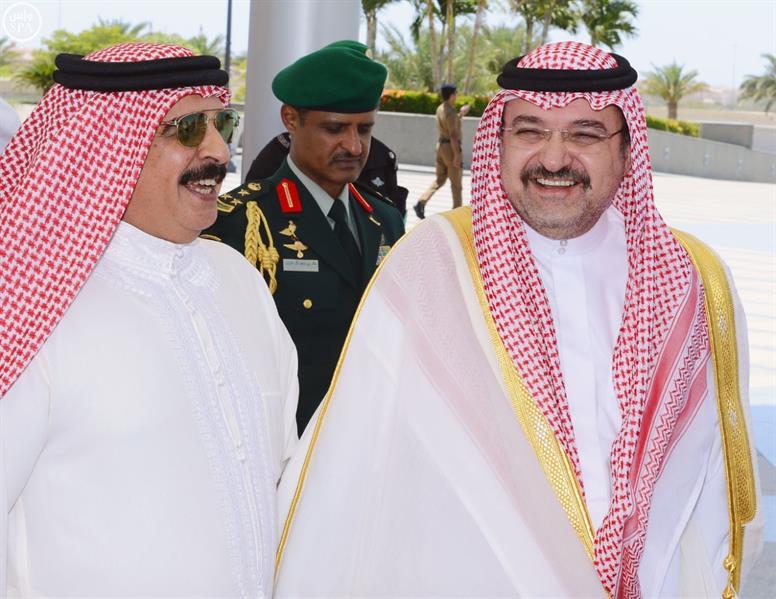 جلالة ملك البحرين يغادر جدة