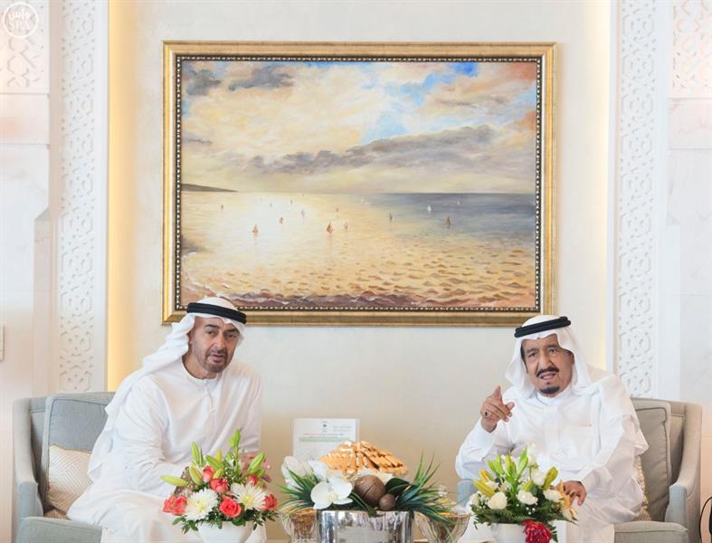 خادم الحرمين يبحث مع ولي عهد أبو ظبي بالمغرب خادم الحرمين يبحث مع ولي عهد أبو ظبي بالمغرب