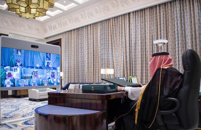 مجلس الوزراء يعقد جلسته ـ عبر الاتصال المرئي ـ برئاسة خادم الحرمين الشريفين