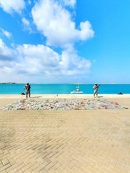 شاهد.. احباط تهريب أطنان من الحشيش والقات والأمفيتامين في عدد من المناطق  