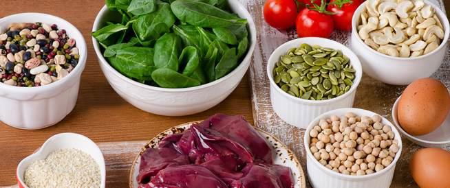 الأطعمة الغنية بالحديد الأطعمة الغنية بالحديد