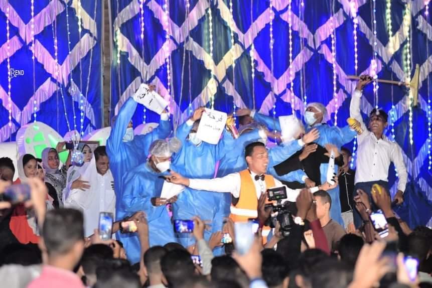 واقعة غريبة مصر..زفاف عريس بملابس واقعة غريبة مصر..زفاف عريس بملابس