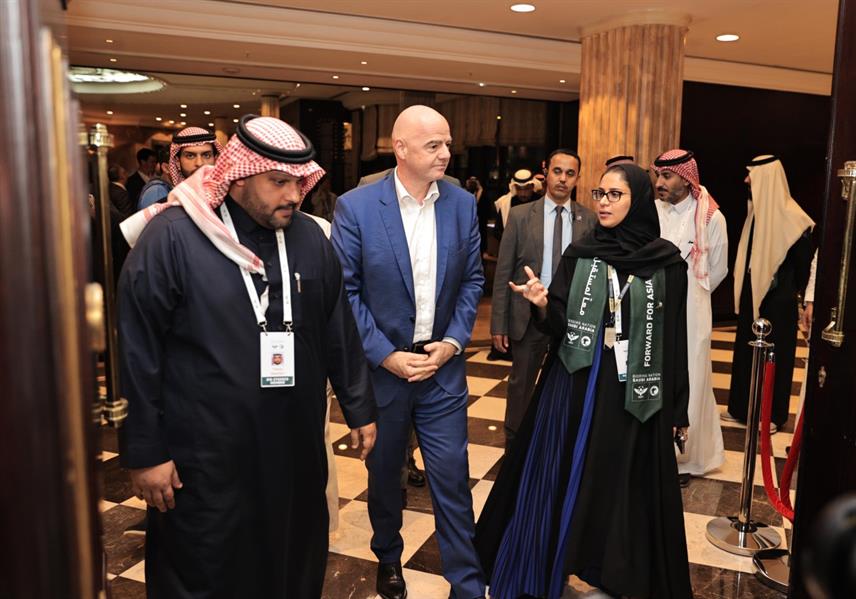 إنفانتينو يزور البيت السعودي في إنفانتينو يزور البيت السعودي في