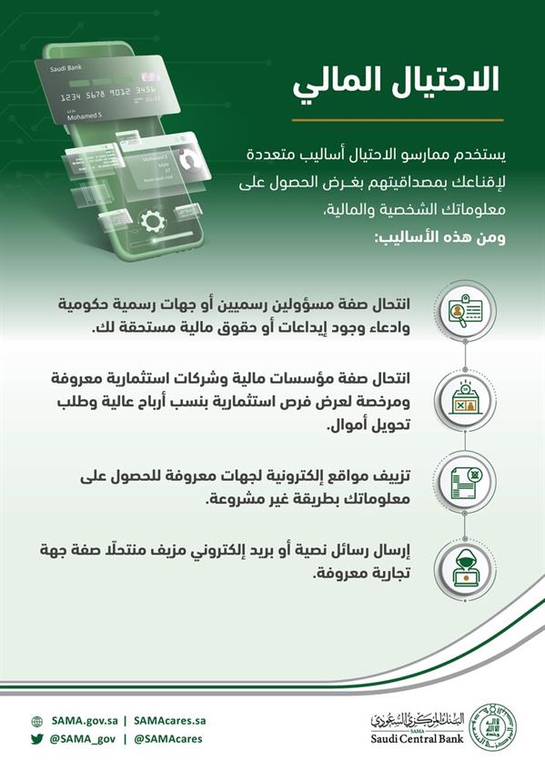 أبرز أساليب ممارسي الاحتيال المالي للإيقاع بضحاياهم أبرز أساليب ممارسي الاحتيال المالي للإيقاع بضحاياهم