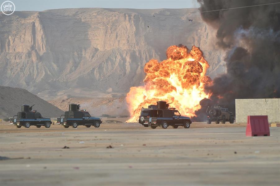 ولي العهد يرعى فعاليات التمرين التعبوي لقوات الطوارئ الخاصة صولة الحق 8