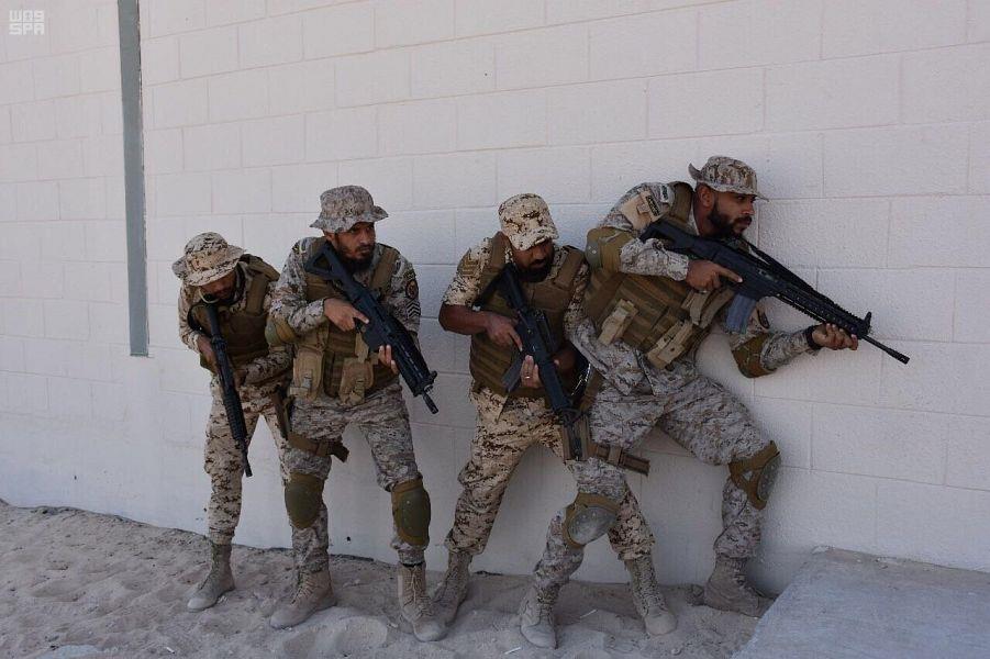 استمرار مناورات التمرين البحري السعودي البحريني المختلط 