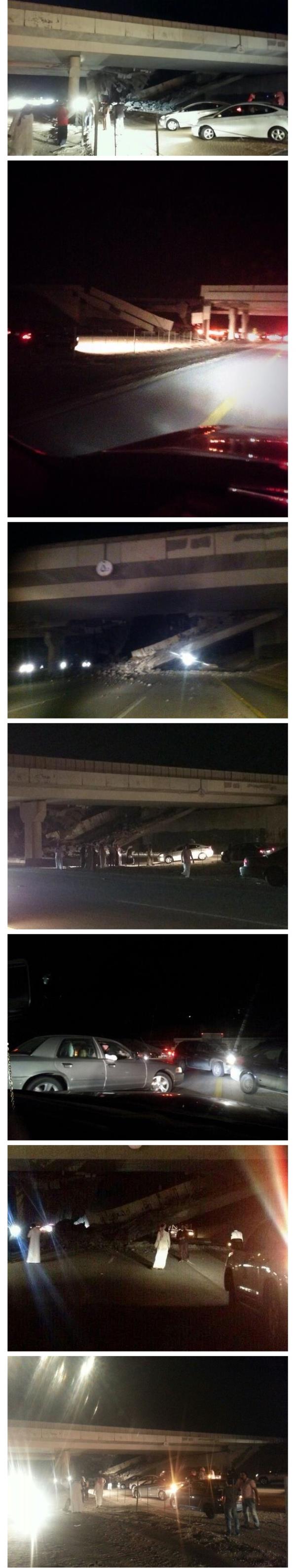 صور انهيار الجسر 