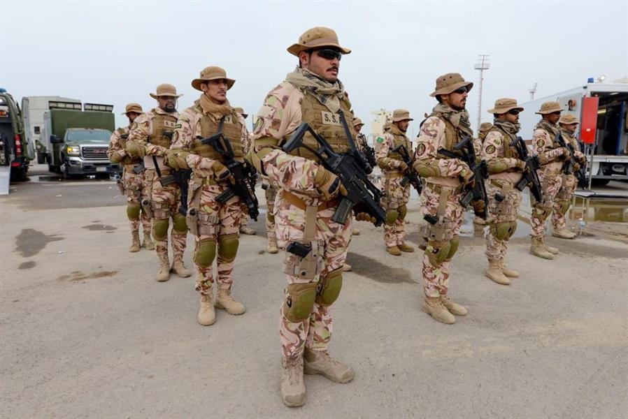 جانب من التمرين