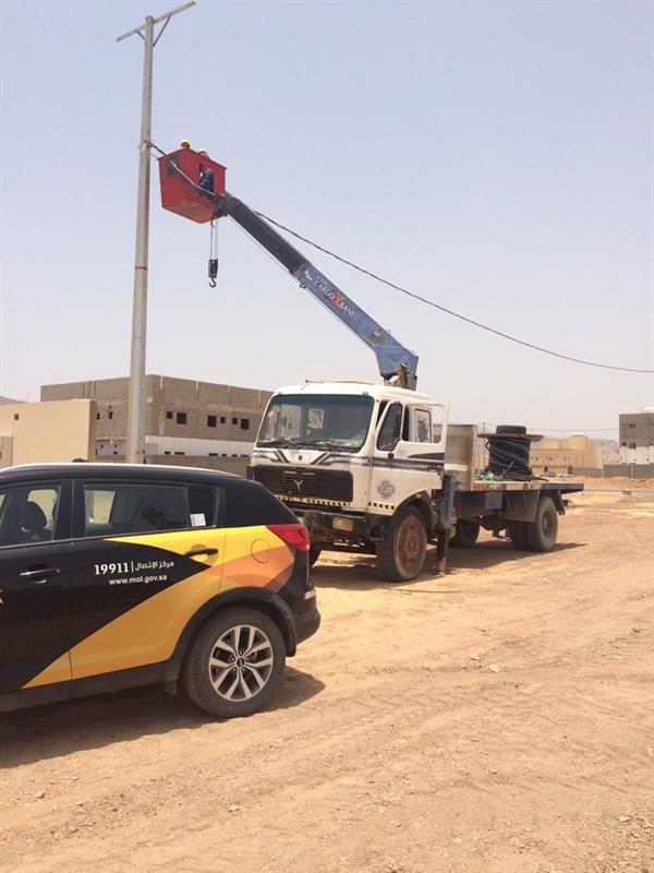 صورة أثناء رصد المخالفة