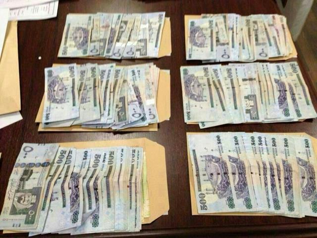 الاموال المضبوطة