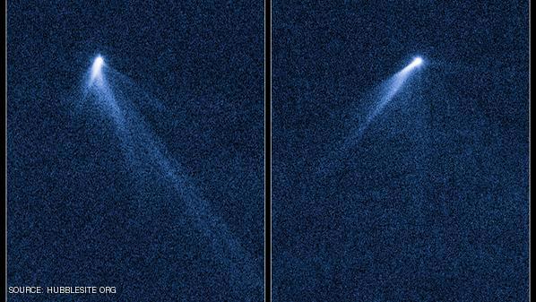 رسم توضيحي للكويكب الذي حير علماء الفلك
