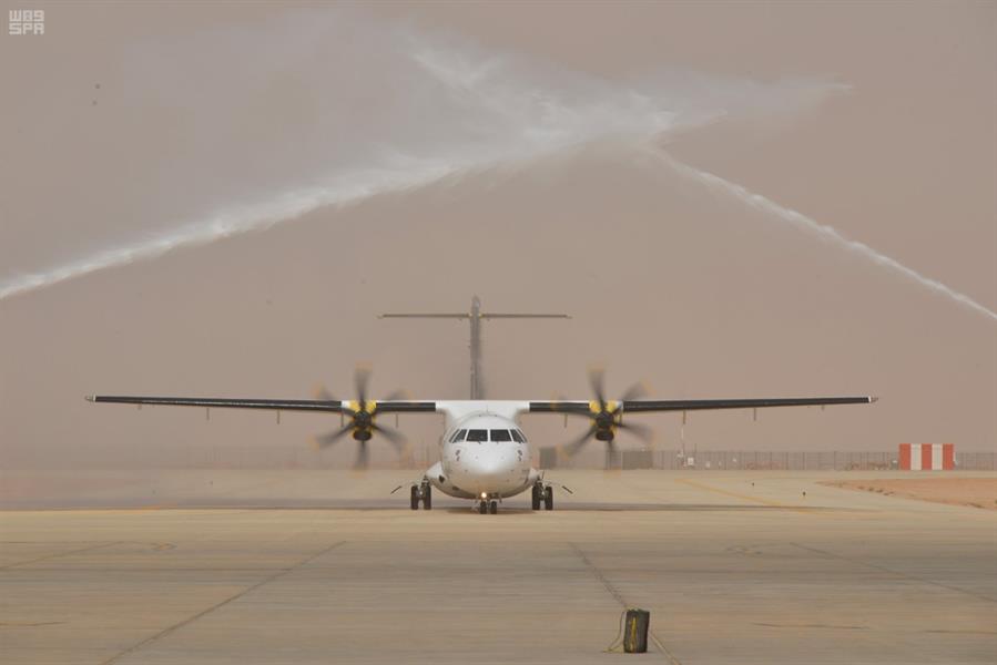 مطار عرعر يستقبل أولى رحلات شركة 