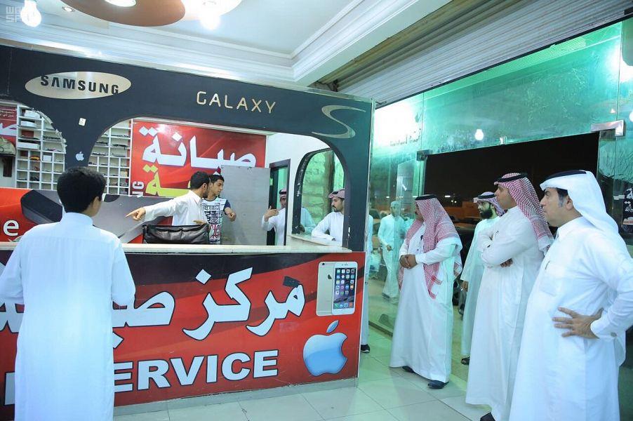 تسجيل 20 مخالفة إثر حملة تفتيشية على أسواق الاتصالات بالرياض