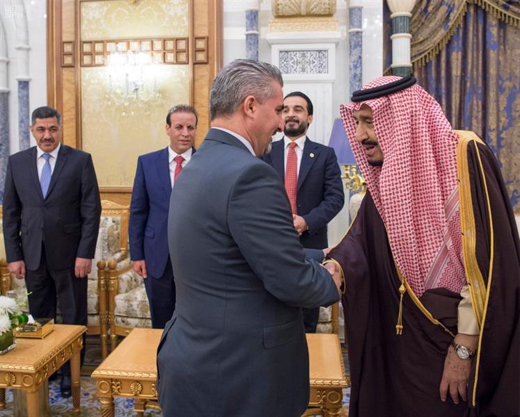 خادم الحرمين يستقبل رئيس مجلس النواب العراقي وعدداً من أعضاء المجلس