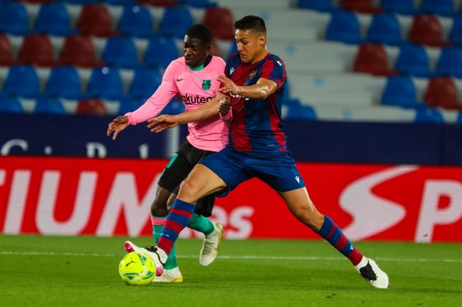 مباراة ليفانتي وبرشلونة